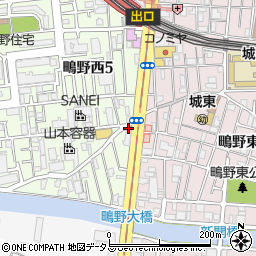 西坂書店周辺の地図