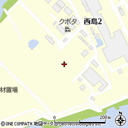 大阪府大阪市西淀川区西島周辺の地図