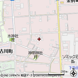 静岡県浜松市中央区金折町296周辺の地図