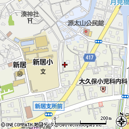 静岡県湖西市新居町浜名318周辺の地図