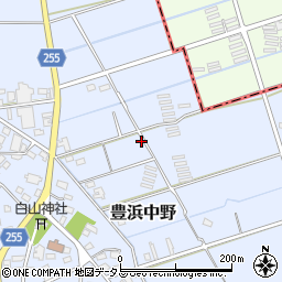 静岡県磐田市豊浜中野周辺の地図