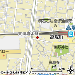 静岡県浜松市中央区高塚町2081周辺の地図