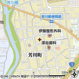 静岡県浜松市中央区芳川町712周辺の地図