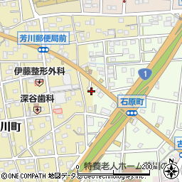 静岡県浜松市中央区芳川町332周辺の地図