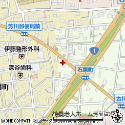 静岡県浜松市中央区石原町661周辺の地図