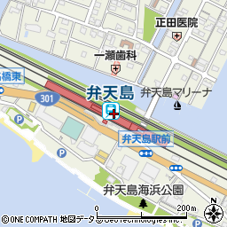 静岡県浜松市中央区周辺の地図