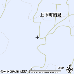 広島県府中市上下町階見1615周辺の地図