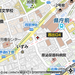 アールティー 神戸下山手県庁前店周辺の地図