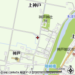 三重県伊賀市上神戸366周辺の地図