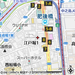 日本興亜肥後橋ビル別館周辺の地図