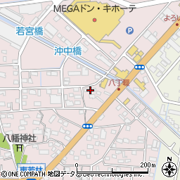 静岡県浜松市中央区東若林町163周辺の地図
