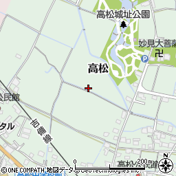 岡山県岡山市北区高松周辺の地図
