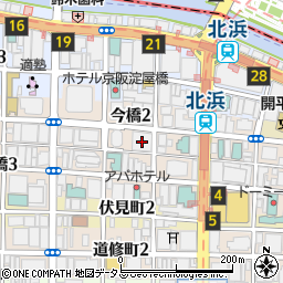 藤浪倉庫株式会社　大阪営業所周辺の地図