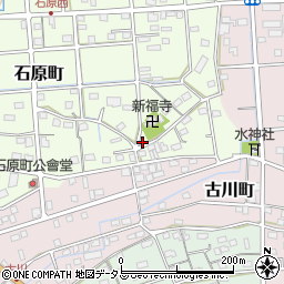 静岡県浜松市中央区石原町100周辺の地図