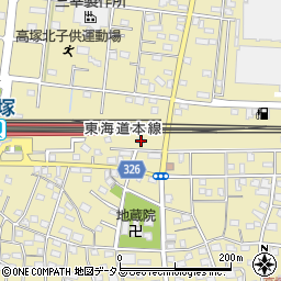 静岡県浜松市中央区高塚町375周辺の地図
