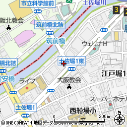 社団法人日本電気技術者協会　関西支部周辺の地図
