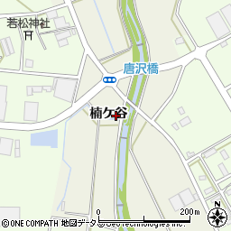 愛知県豊橋市高塚町楠ケ谷周辺の地図