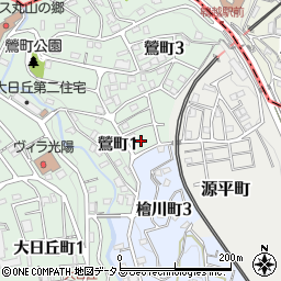 兵庫県神戸市長田区鶯町1丁目3周辺の地図
