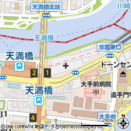がんこ寿司 天満橋店周辺の地図