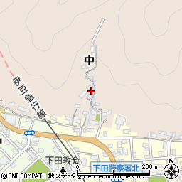 静岡県下田市中670-2周辺の地図