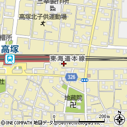 静岡県浜松市中央区高塚町380周辺の地図