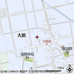 静岡県磐田市大原2382周辺の地図