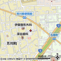 静岡県浜松市中央区芳川町360周辺の地図
