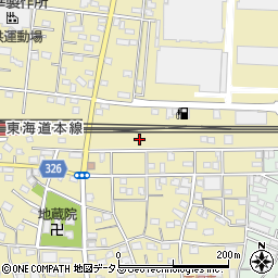 静岡県浜松市中央区高塚町184周辺の地図
