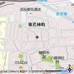 静岡県浜松市中央区東若林町640周辺の地図