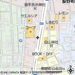 静岡県浜松市中央区都盛町12周辺の地図