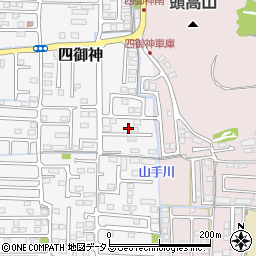 岡山県岡山市中区四御神51周辺の地図