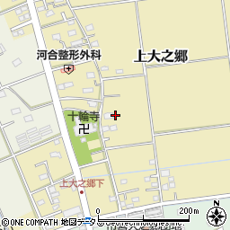 静岡県磐田市上大之郷232周辺の地図