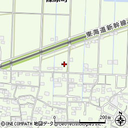 静岡県浜松市中央区篠原町1968周辺の地図