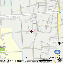 静岡県磐田市千手堂59周辺の地図