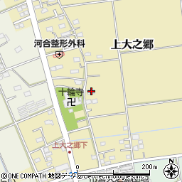 静岡県磐田市上大之郷598周辺の地図