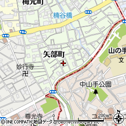 兵庫県神戸市兵庫区矢部町23周辺の地図