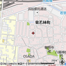 静岡県浜松市中央区東若林町672周辺の地図