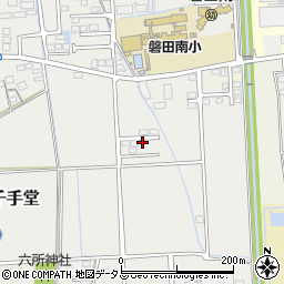 静岡県磐田市千手堂1093周辺の地図