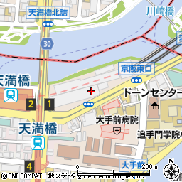 寿司 がんこ寿司 天満橋店周辺の地図