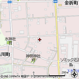 静岡県浜松市中央区金折町299周辺の地図