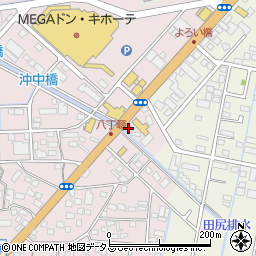 静岡県浜松市中央区東若林町107周辺の地図