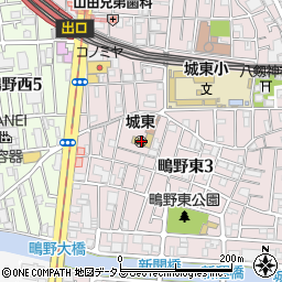 大阪市立城東幼稚園周辺の地図