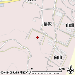 愛知県田原市片浜町椿沢周辺の地図