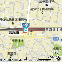 高塚駅 静岡県浜松市南区 駅 路線図から地図を検索 マピオン