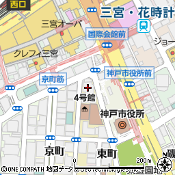 セブンイレブン神戸江戸町店周辺の地図