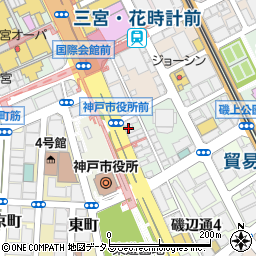 ニチイキッズ　ニッセイみらい神戸三宮保育園周辺の地図