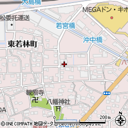 静岡県浜松市中央区東若林町222周辺の地図