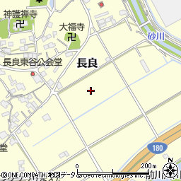 岡山県総社市長良周辺の地図