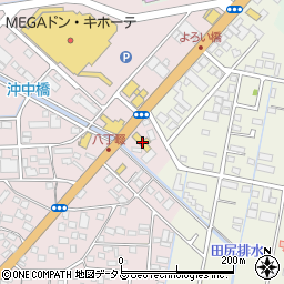 トヨタユナイテッド静岡浜松東若林店周辺の地図