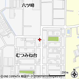 愛知県豊橋市西七根町むつみね台周辺の地図